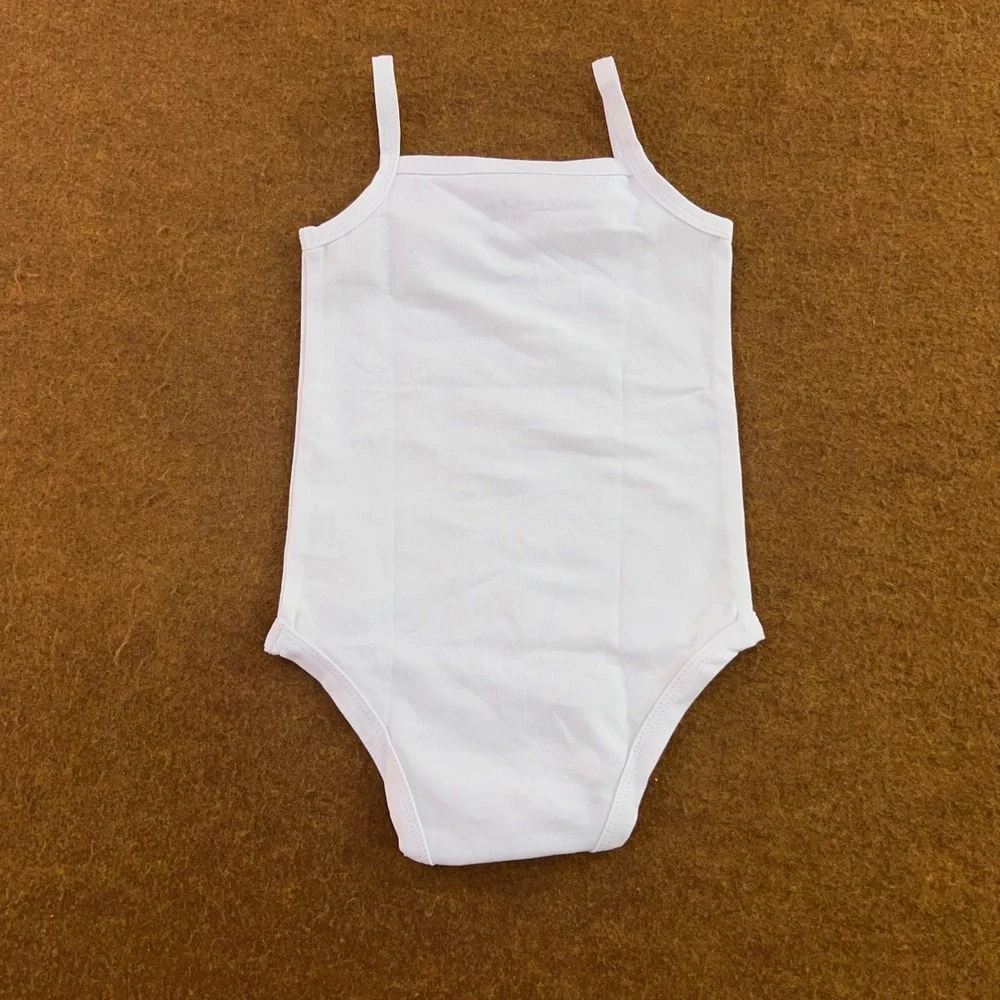 Aimi Child Unisex 12M White Paper Airplane Print Cami Bodysuit 2 Pieces New